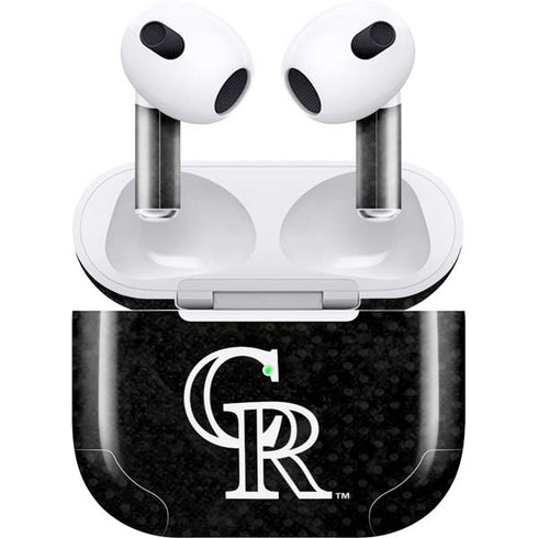 MLB Colorado Rockies Dark Wash Apple AirPods (3rd Gen 2021) Skin