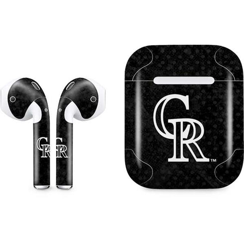 MLB Colorado Rockies Dark Wash Apple AirPods Skin