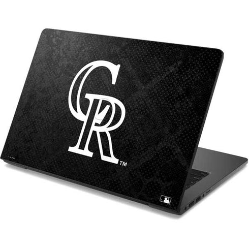 MLB Colorado Rockies Dark Wash Dell Chromebook Skin