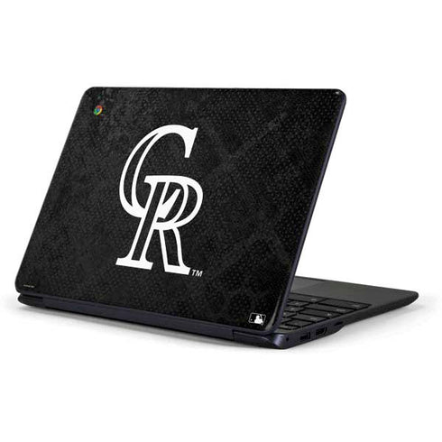 MLB Colorado Rockies Dark Wash Samsung Chromebook Skin