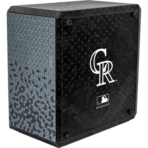 MLB Colorado Rockies Dark Wash Cooler Master MasterBox Q300L Mini Tower Skin