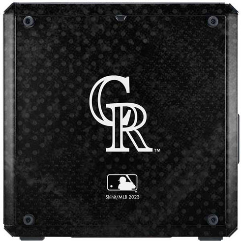 MLB Colorado Rockies Dark Wash Cooler Master MasterBox Q300L Mini Tower Skin