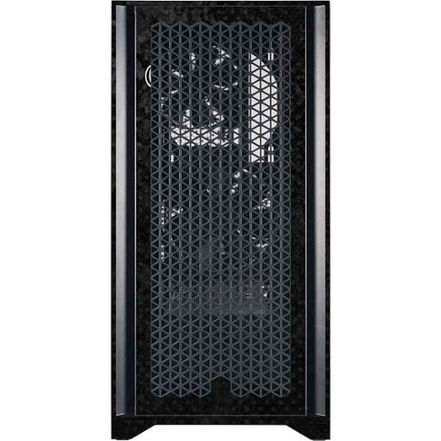 MLB Colorado Rockies Dark Wash Corsair 4000D Tempered Glass Mid-Tower ATX Case Skin