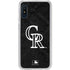 MLB Colorado Rockies Dark Wash Galaxy A10e Clear Case