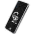 MLB Colorado Rockies Dark Wash Galaxy A10e Clear Case