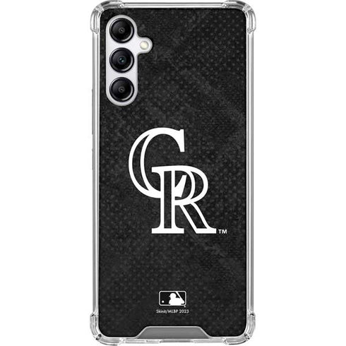 MLB Colorado Rockies Dark Wash Galaxy A15 5G Clear Case