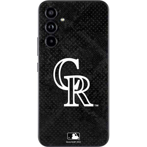 MLB Colorado Rockies Dark Wash Galaxy A54 5G Skin