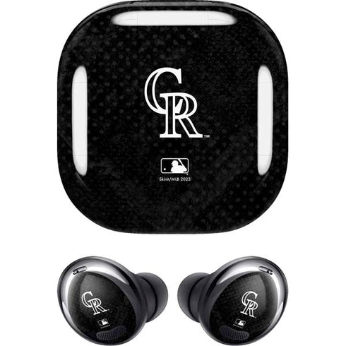 MLB Colorado Rockies Dark Wash Galaxy Buds Pro Skin