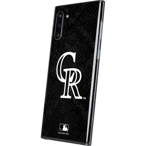 MLB Colorado Rockies Dark Wash Galaxy Note 10 Skin