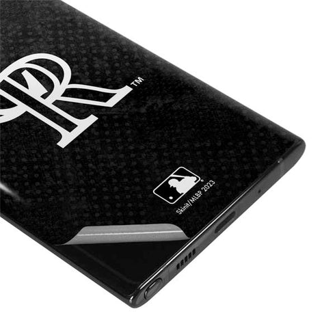 MLB Colorado Rockies Dark Wash Galaxy Note 10 Skin