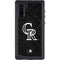 MLB Colorado Rockies Dark Wash Galaxy Note 10 Waterproof Case