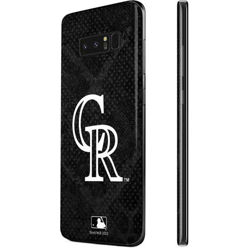 MLB Colorado Rockies Dark Wash Galaxy Note 8 Skin