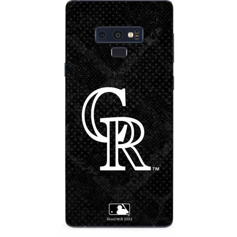 MLB Colorado Rockies Dark Wash Galaxy Note 9 Skin