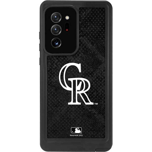 MLB Colorado Rockies Dark Wash Galaxy Note20 Ultra 5G Waterproof Case