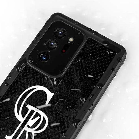 MLB Colorado Rockies Dark Wash Galaxy Note20 Ultra 5G Waterproof Case