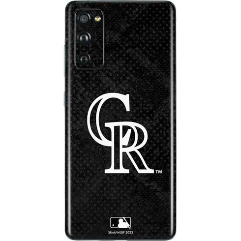 MLB Colorado Rockies Dark Wash Galaxy S20 Fan Edition Skin