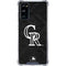 MLB Colorado Rockies Dark Wash Galaxy S20 FE Clear Case