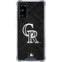 MLB Colorado Rockies Dark Wash Galaxy S20 FE Clear Case