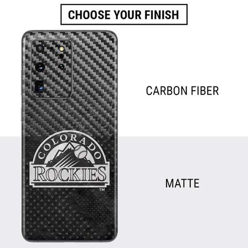 MLB Colorado Rockies Dark Wash Galaxy S20 Ultra 5G Skin