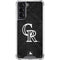 MLB Colorado Rockies Dark Wash Galaxy S21 5G Clear Case