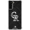 MLB Colorado Rockies Dark Wash Galaxy S21 FE Clear Case