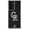 MLB Colorado Rockies Dark Wash Galaxy S21 Ultra 5G Clear Case