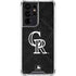 MLB Colorado Rockies Dark Wash Galaxy S21 Ultra 5G Clear Case