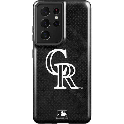MLB Colorado Rockies Dark Wash Galaxy S21 Ultra 5G Pro Case