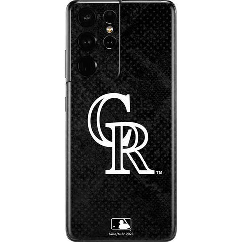 MLB Colorado Rockies Dark Wash Galaxy S21 Ultra 5G Skin