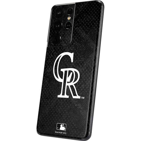 MLB Colorado Rockies Dark Wash Galaxy S21 Ultra 5G Skin