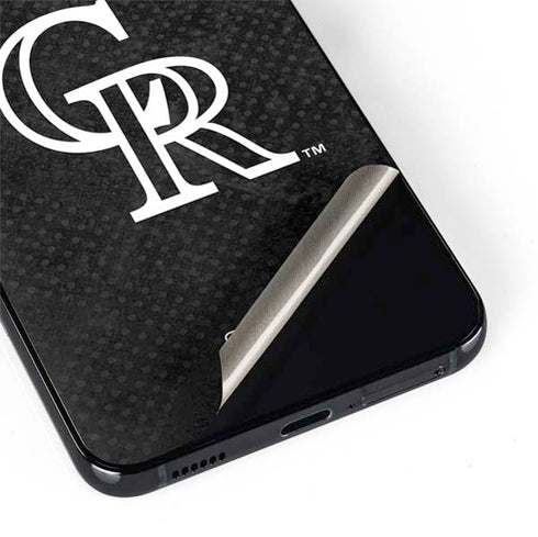 MLB Colorado Rockies Dark Wash Galaxy S22 Skin