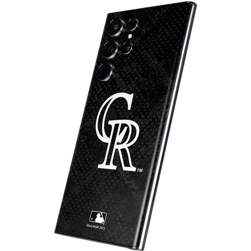 MLB Colorado Rockies Dark Wash Galaxy S22 Ultra Skin