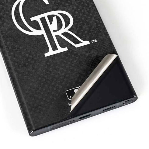 MLB Colorado Rockies Dark Wash Galaxy S22 Ultra Skin