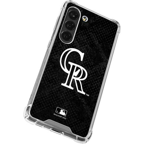MLB Colorado Rockies Dark Wash Galaxy S23 Clear Case