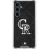 MLB Colorado Rockies Dark Wash Galaxy S23 FE Clear Case