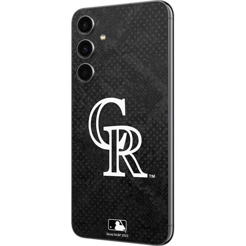 MLB Colorado Rockies Dark Wash Galaxy S23 FE Skin