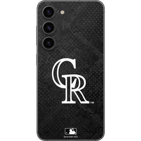 MLB Colorado Rockies Dark Wash Galaxy S23 Skin