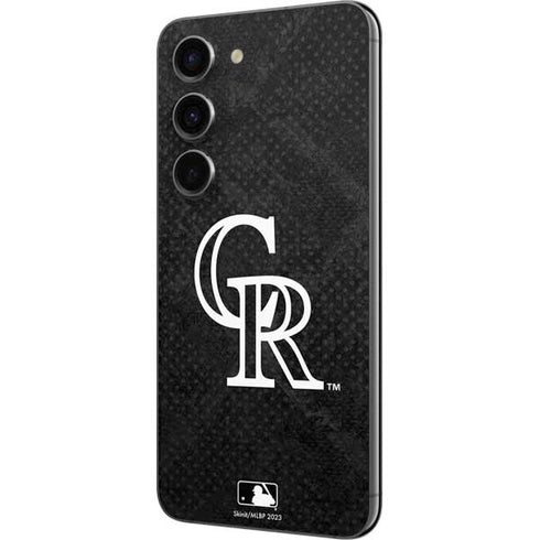 MLB Colorado Rockies Dark Wash Galaxy S23 Skin