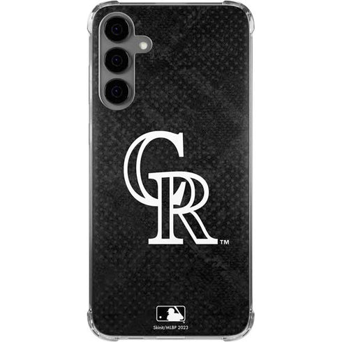 MLB Colorado Rockies Dark Wash Galaxy S24 Plus Clear Case