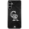 MLB Colorado Rockies Dark Wash Galaxy S24 Plus Clear Case