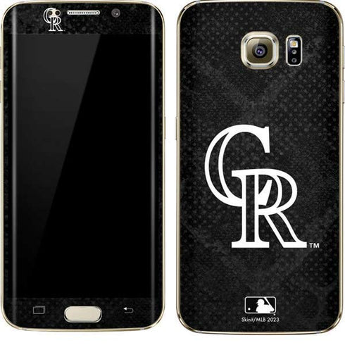MLB Colorado Rockies Dark Wash Galaxy S7 Edge Skin