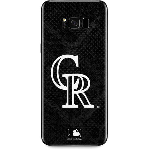 MLB Colorado Rockies Dark Wash Galaxy S8 Skin