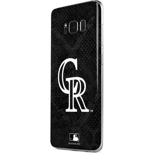 MLB Colorado Rockies Dark Wash Galaxy S8 Skin