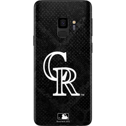 MLB Colorado Rockies Dark Wash Galaxy S9 Skin