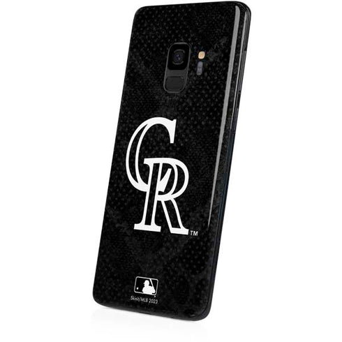 MLB Colorado Rockies Dark Wash Galaxy S9 Skin