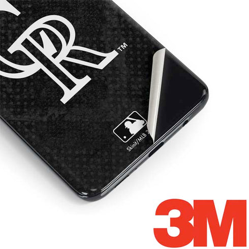 MLB Colorado Rockies Dark Wash Galaxy S9 Skin