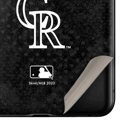 MLB Colorado Rockies Dark Wash Galaxy Z Flip Skin