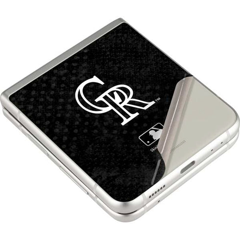MLB Colorado Rockies Dark Wash Galaxy Z Flip4 5G Skin