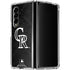 MLB Colorado Rockies Dark Wash Galaxy Z Fold4 5G Clear Case