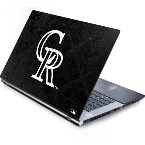 MLB Colorado Rockies Dark Wash Generic Laptop Skin